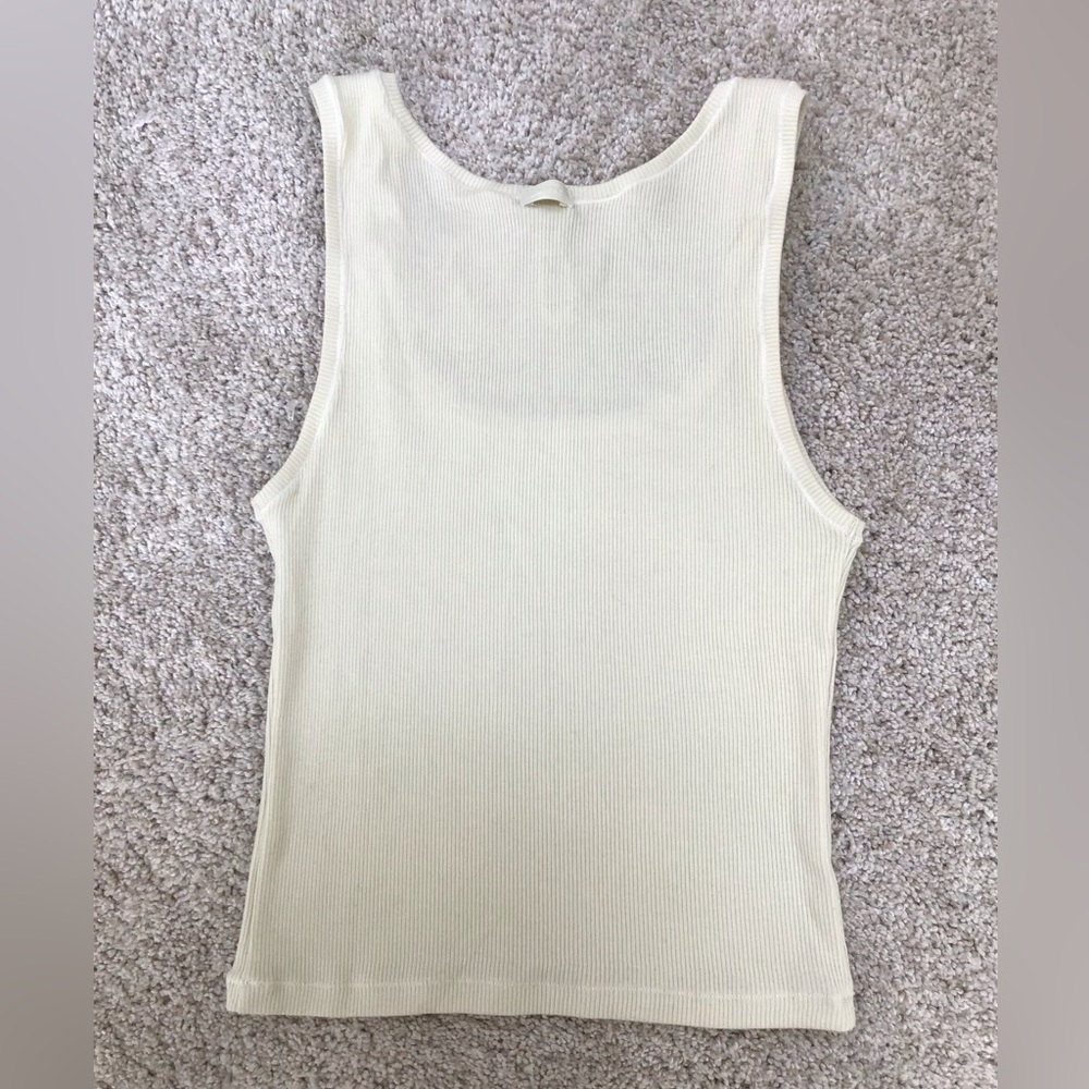 SKIMS Cotton Rib Tank | Bone - Picture 12 of 16